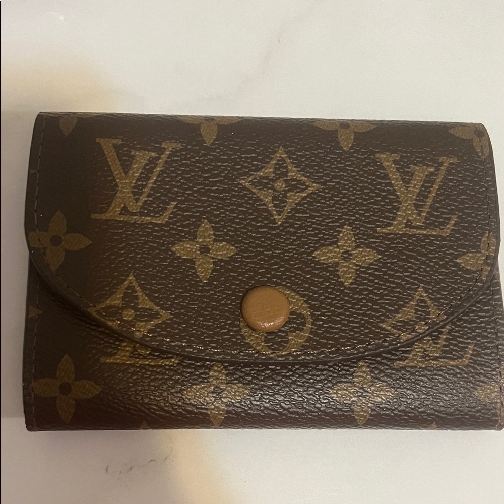 Louis Vuitton Monogram Small Flap Wallet in Brown